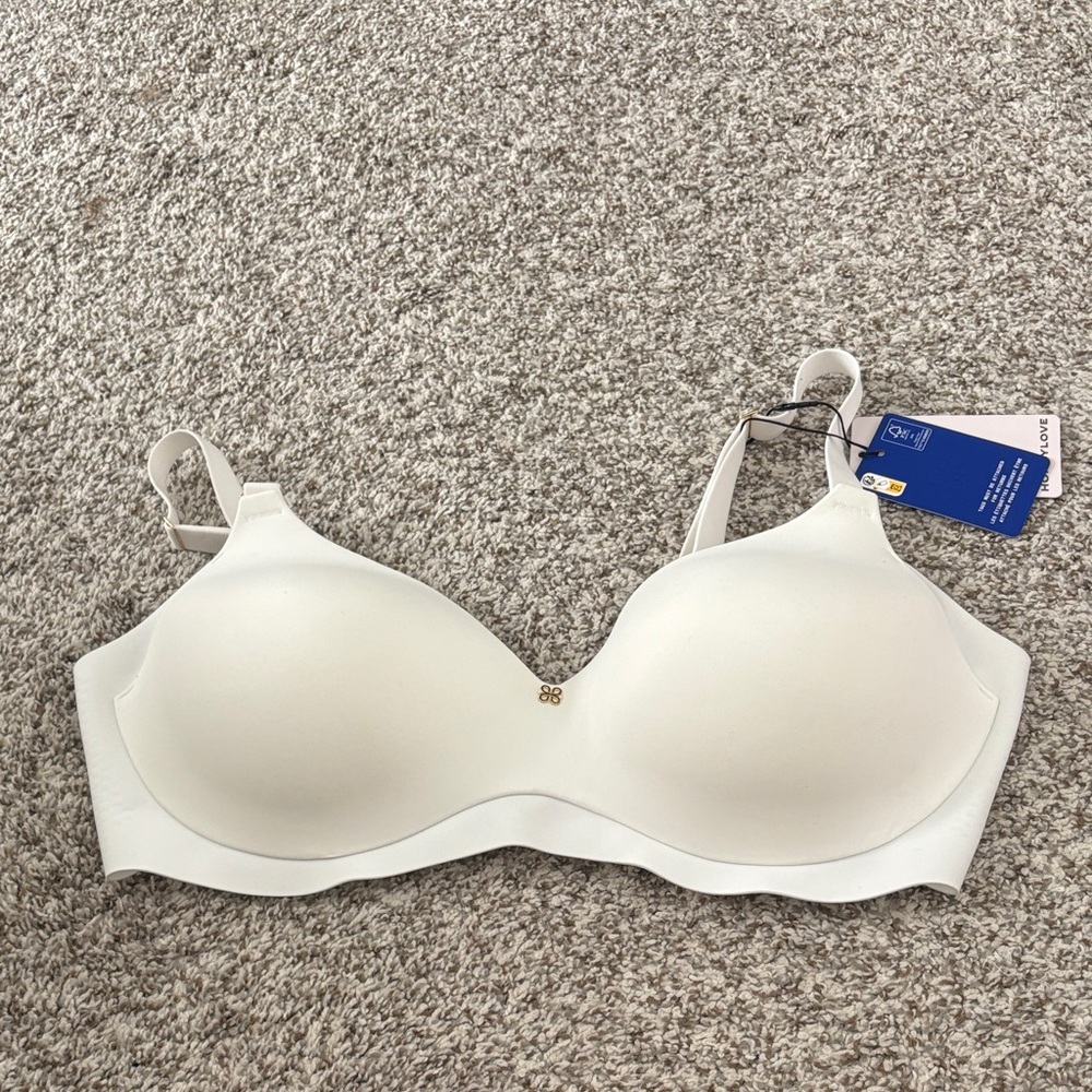 NWT Honey Love Bra White Size 38D